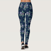 Cute Floral High Contrast Leggings (Achterkant)
