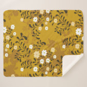 Cute floral naadloos patroon op musterabstract, ar sherpa deken (Voorkant (horizontaal))
