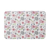 Cute Floral Pattern Badmat (Voorkant)