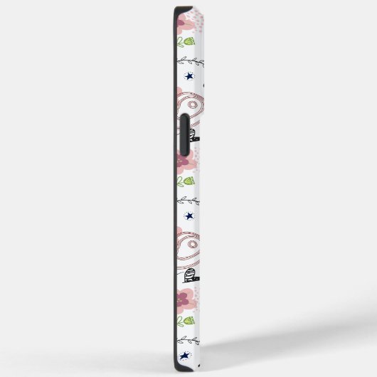 Cute Floral Pattern Case-Mate iPhone Case (Achterkant / Rechts)