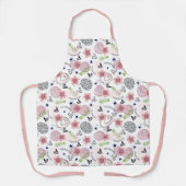 Cute Floral Pattern Schort (Voorkant)