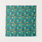 Cute Floral Pattern Wandkleed (Voorkant)