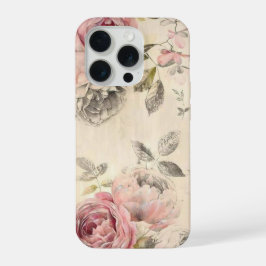 Cute Floral Phone Case iPhone 15 Pro Hoesje
