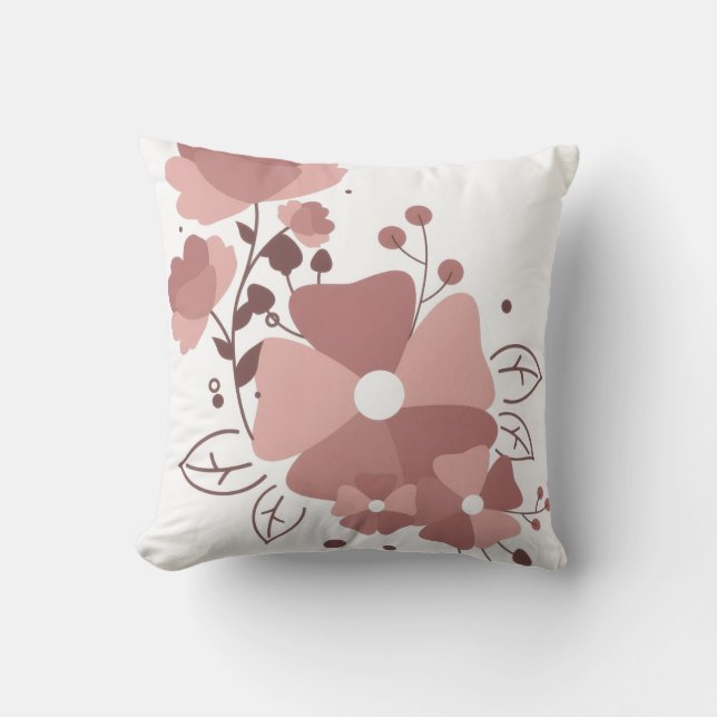 Cute floral pillow kussen (Voorkant)
