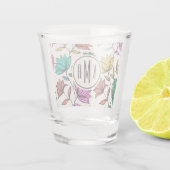 Cute Floral Shot Glas (Achterkant)