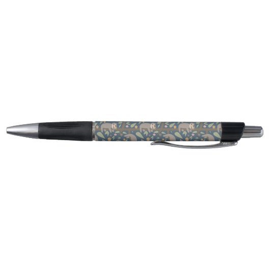 Cute Floral Sloth Pattern Pen (Bodem)