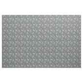 Cute Floral Sloth Pattern Stof (Yard (91,4 cm))