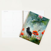 Cute floral wild animal planner (Display)