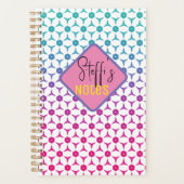Cute florale patroon gepersonaliseerde planner (Voorkant)