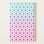 Cute florale patroon gepersonaliseerde planner (Achterkant)