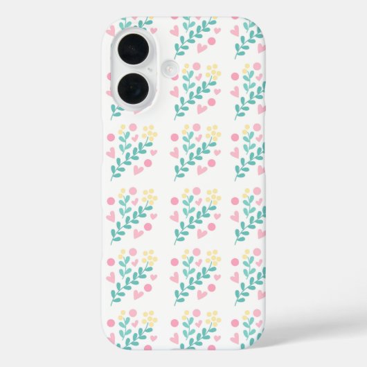 Cute flower pattern design Case-Mate iPhone case (Achterkant)