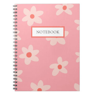 Cute Flower Retro Notitieboek