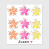 Cute Flowers Sticker (Vel)