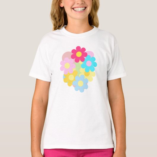 Cute Flowers T-shirt (Voorkant)