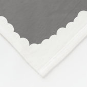 Cute Fluffy Grey & White Llamas Fleece Deken (Hoek)