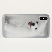 Cute Fluffy Japanse Spitz Puppy Case-Mate iPhone Case (Achterkant (horizontaal))