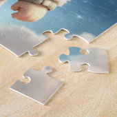 Cute Fluffy Puppy Astronaut Jigsaw Puzzle (Côté)