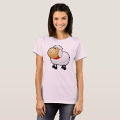 Cute Fluffy Sheep T-shirt (Voorkant volledig)
