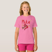 Cute Flute Lover Kinder T-shirt (Voorkant volledig)