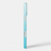 Cute Flying Giraffe with Umbrella on Aqua Case-Mate iPhone Case (Achterkant / Rechts)