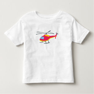 Cute Flying Helicopter Toddler T shirt