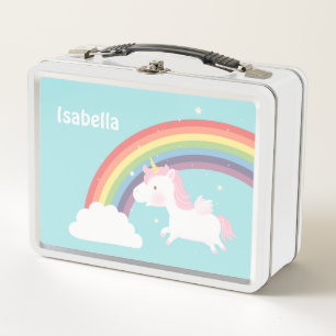 Cute Flying Unicorn Rainbow Girls, gepersonaliseer