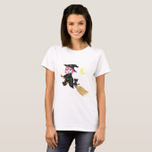 Cute Flying Witch T-shirt (Voorkant volledig)