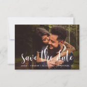 Cute font Enregistrer le carte photo de date (Devant)