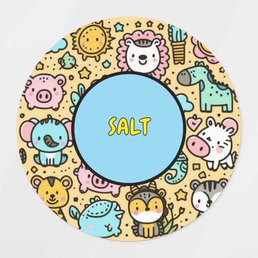 cute food container labels (Design 2)