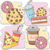 Cute Food Sticker (Voorkant)