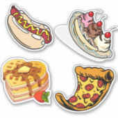 Cute Food Sticker (Voorkant)