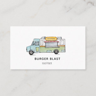 Cute Food Truck logo Visitekaartje