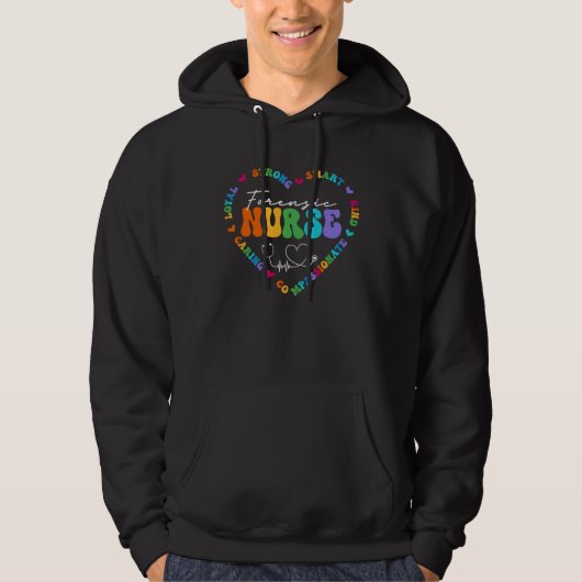Cute Forensic Nurse Squad Appreciation Nursing Hoodie (Voorkant)