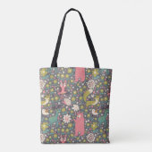 Cute Forest Animals Pattern Draagtas (Achterkant)