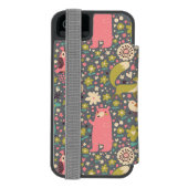 Cute Forest Animals Pattern Incipio iPhone Portemonnee Hoesje (Agenda Achterkant)