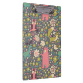Cute Forest Animals Pattern Klembord (Rechts)