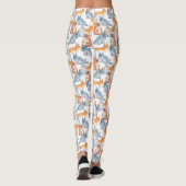 Cute Forest Animals Pattern Leggings (Achterkant)