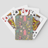 Cute Forest Animals Pattern Pokerkaarten (Achterkant)