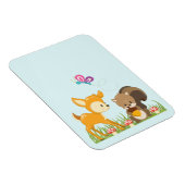 Cute Forest Animals Whimsical Cartoon Magneet (Rechterzijde)