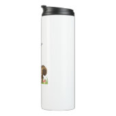 Cute Forest Animals Whimsical Cartoon Thermosbeker (Geroteerd rechts)