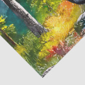 Cute Forest brown bear Tissuepapier (Detail)