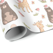 Cute Forest Critters Cadeaupapier (Rol Hoek)