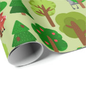 Cute Forest Critters Cadeaupapier (Rol Hoek)