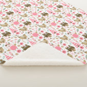 Cute Forest Critters Sherpa Deken (3/4)