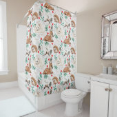 Cute Forest Critters Shower Curtain Douchegordijn (In situ)