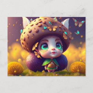 Cute Forest Elf, Briefkaart voor postkruising