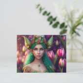 Cute Forest Elf, Carte postale pour le post-croise (Debout devant)