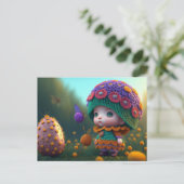 Cute Forest Elf, Carte postale pour le post-croise (Debout devant)