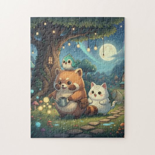 Cute Forest Friends Puzzel (Verticaal)