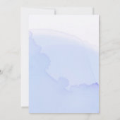 Cute Forest Rabbit Blue Sky | Baby shower per post Kaart (Achterkant)